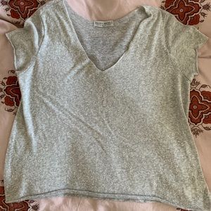 Urban Outfitters Grey V Neck Tee